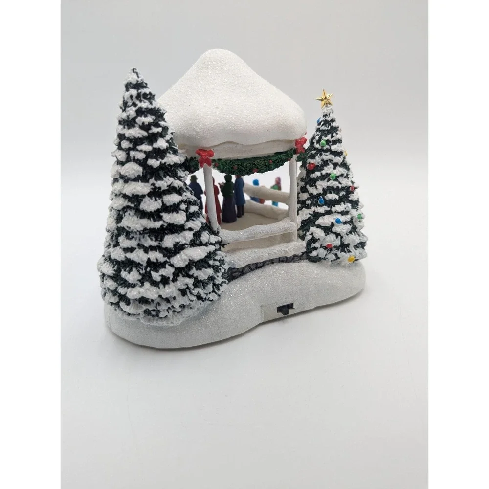 2023 Teleflora Thomas Kinkade Sweet Sounds Of Christmas Light Up Figurine